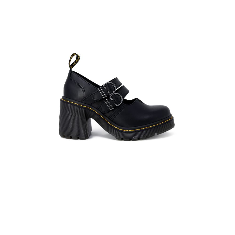 Dr. Martens Black Leather High Heel Pumps | Regal Royce
