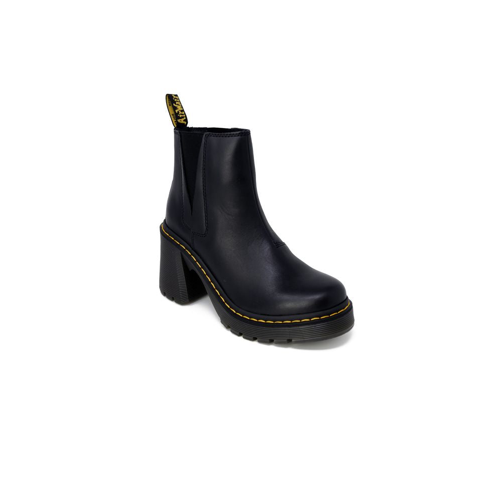 Dr. Martens Black Leather High Heel Pumps | Regal Royce
