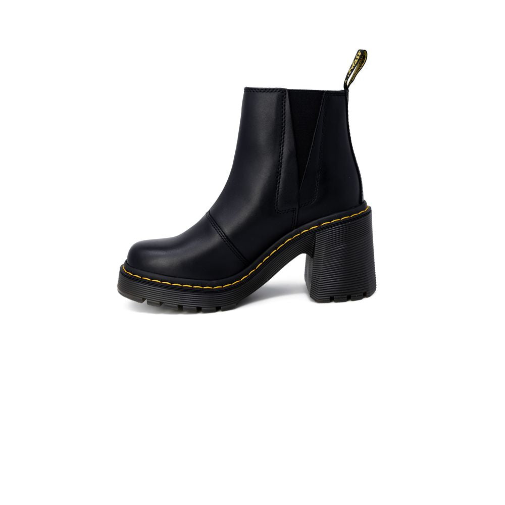 Dr. Martens Black Leather High Heel Pumps | Regal Royce