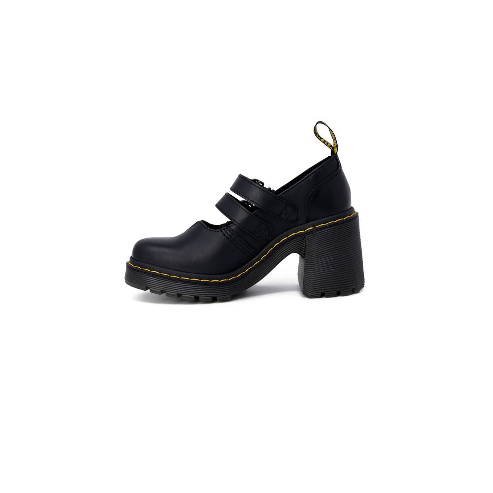 Dr. Martens Black Leather High Heel Pumps | Regal Royce