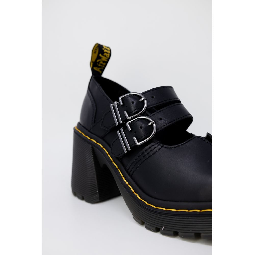 Dr. Martens Black Leather High Heel Pumps | Regal Royce