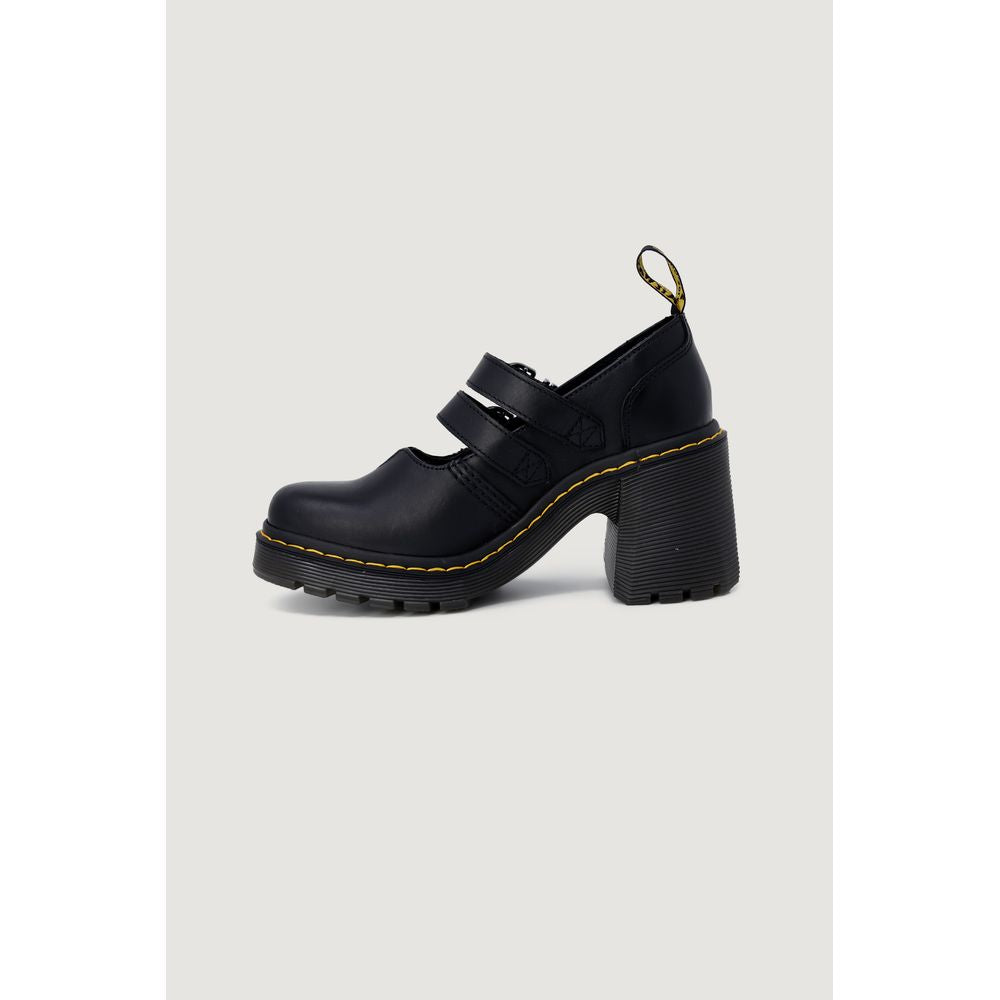 Dr. Martens Black Leather High Heel Pumps | Regal Royce