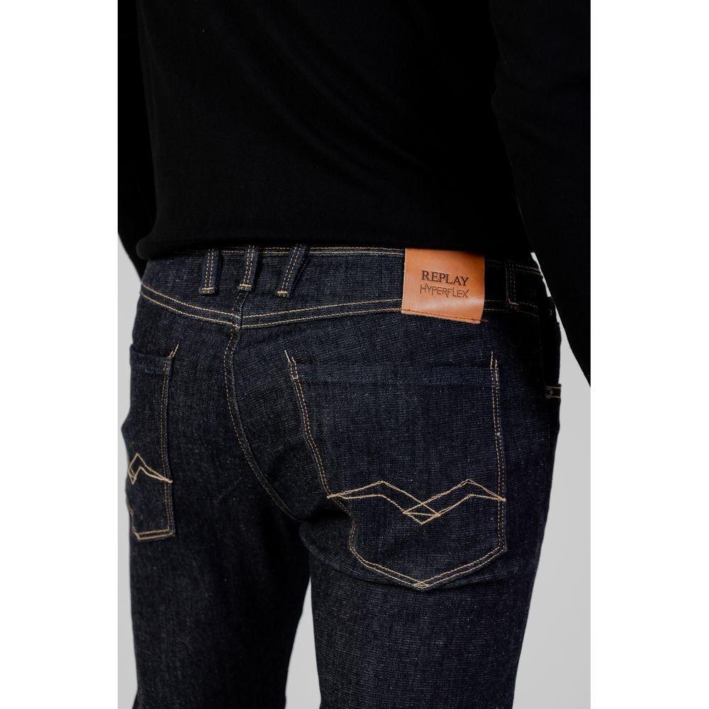 Replay Blue Cotton Skinny Jeans | Regal Royce