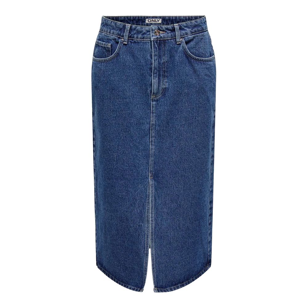 Only Blue Cotton Long Skirt | Regal Royce