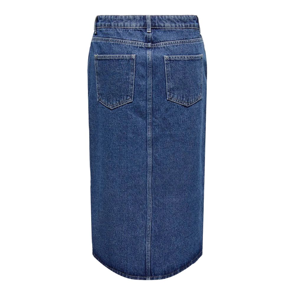 Only Blue Cotton Long Skirt | Regal Royce