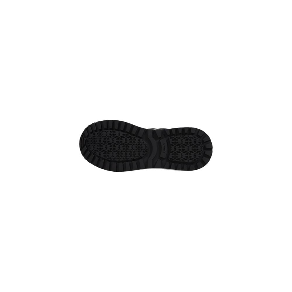PINKO Black Leather Low Top Sneakers | Regal Royce