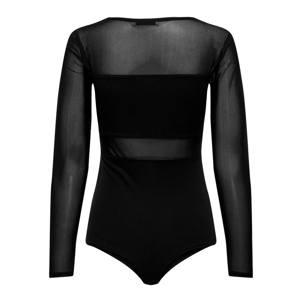 Only Black Cotton Bodysuit | Regal Royce