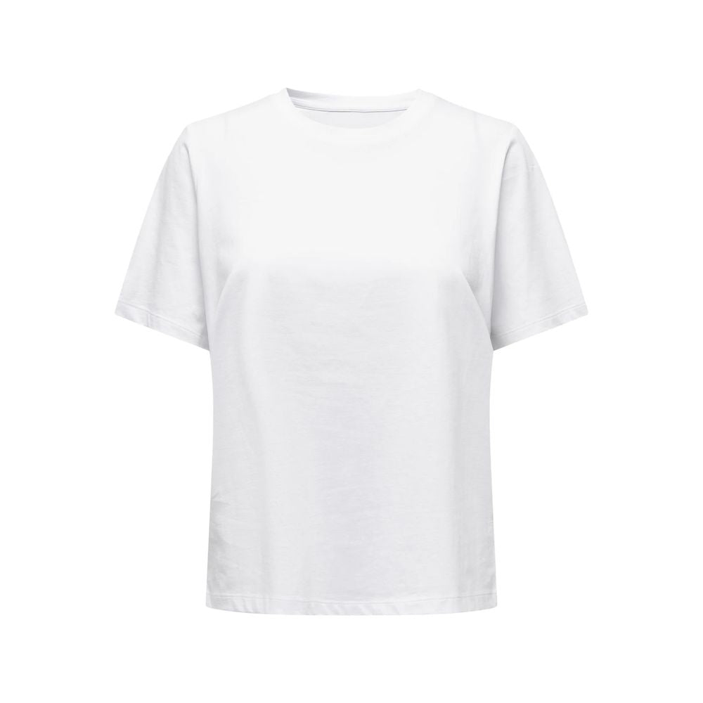 Only White Cotton T-Shirt | Regal Royce