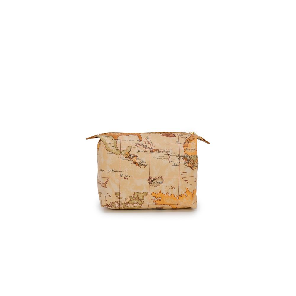 Alviero Martini Prima Classe Beige Polyester Clutch Bag | Regal Royce