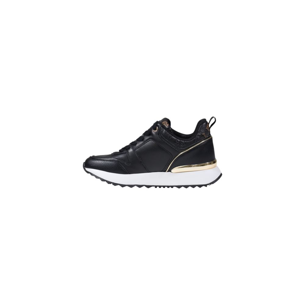 Guess Black Polyethylene Low Top Sneakers | Regal Royce