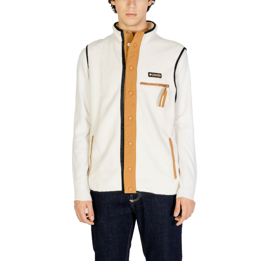 Columbia Cream Polyester Sleveless Jacket | Regal Royce