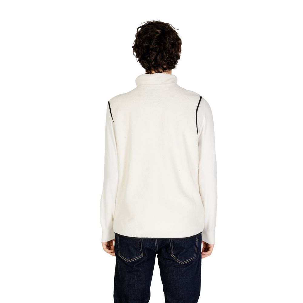 Columbia Cream Polyester Sleveless Jacket | Regal Royce