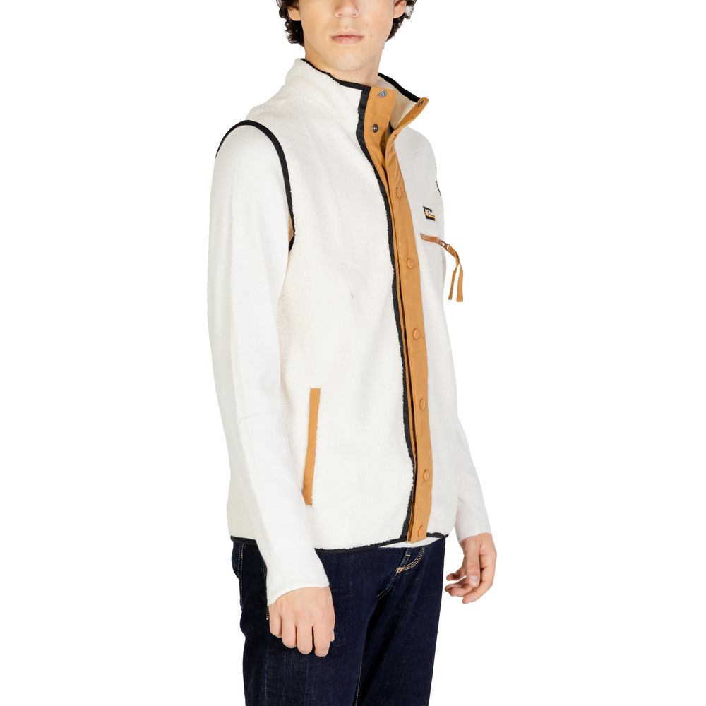 Columbia Cream Polyester Sleveless Jacket | Regal Royce