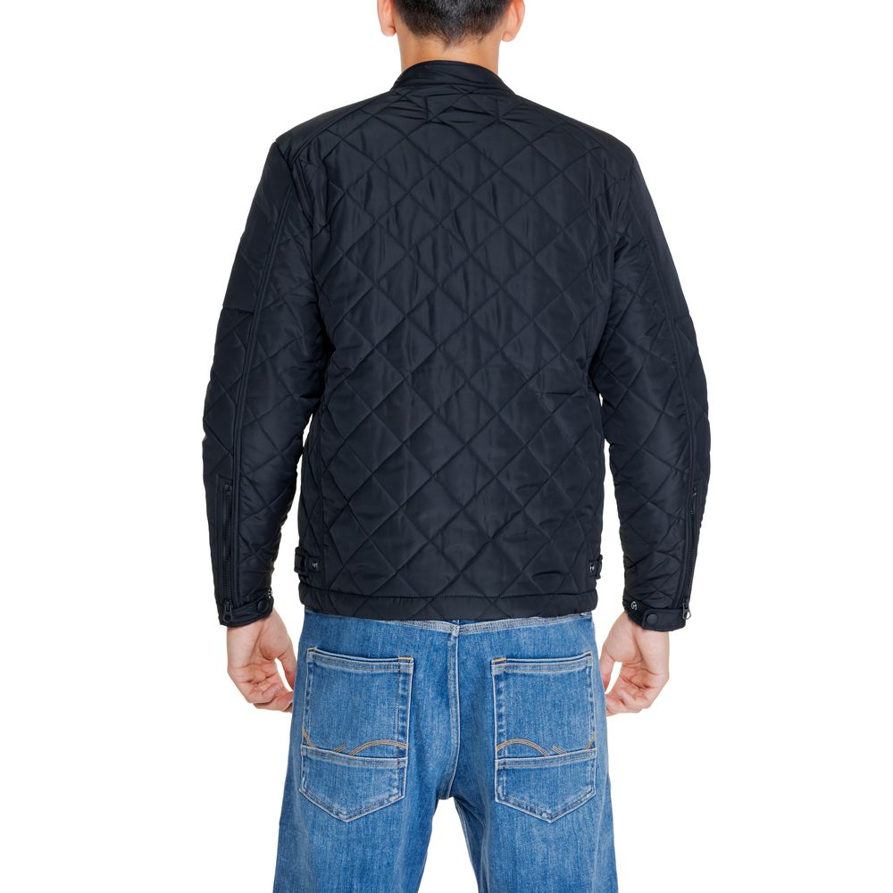 Replay Black Polyamide Bomber | Regal Royce