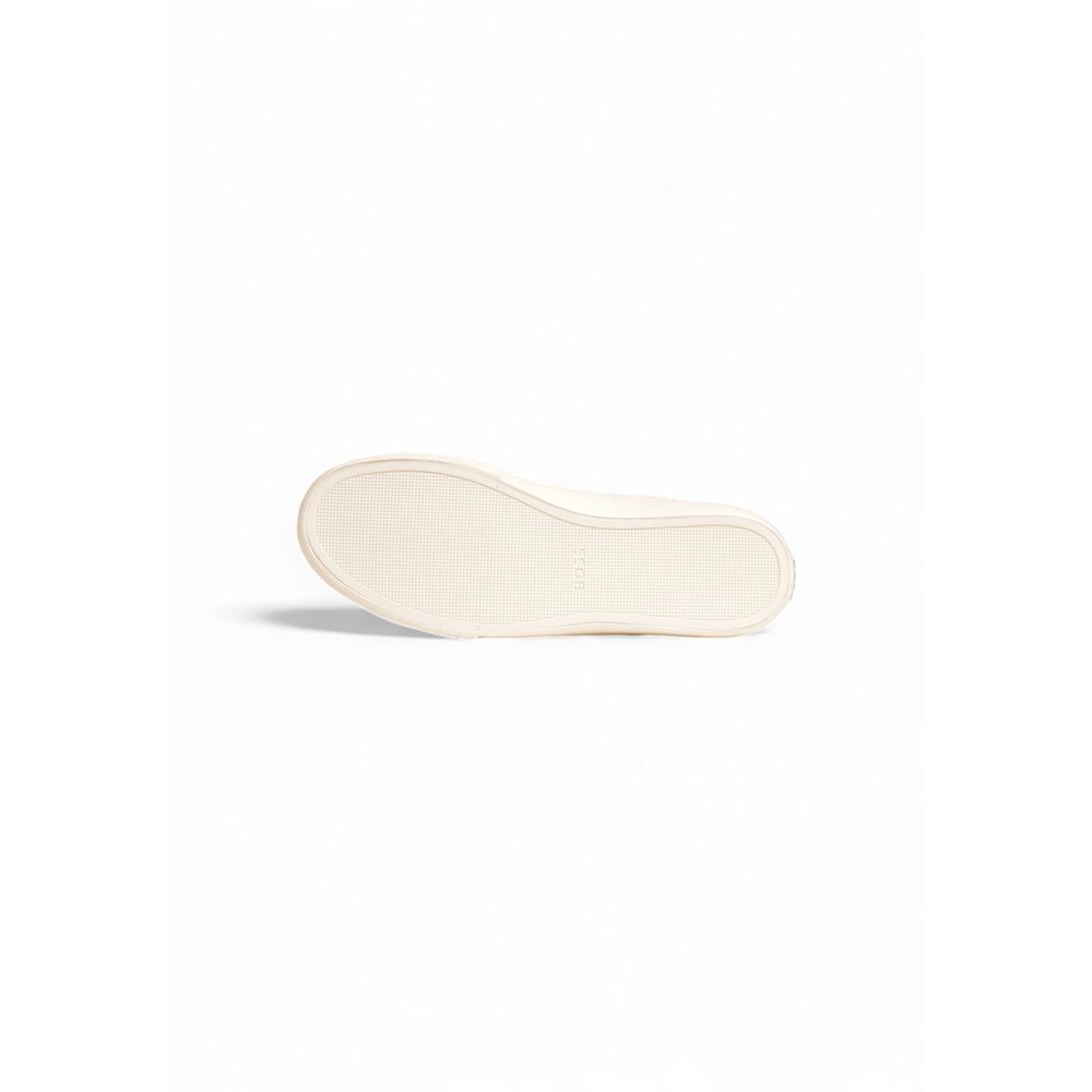 Hugo Boss Cream Leather Low Top Sneakers | Regal Royce