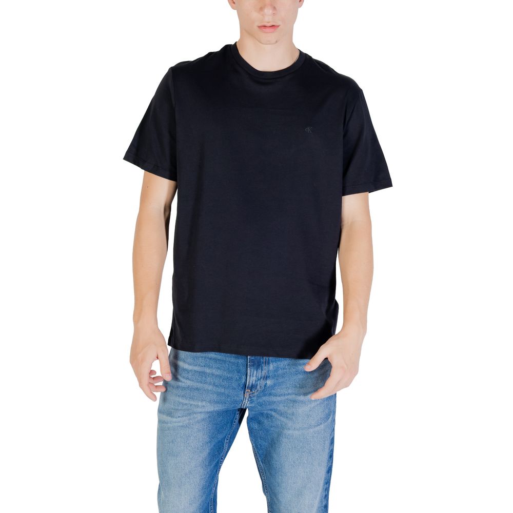 Calvin Klein Jeans Gray Cotton T-Shirt | Regal Royce