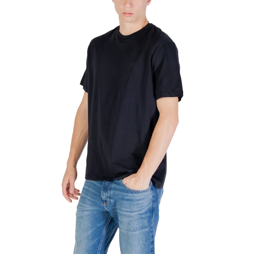 Calvin Klein Jeans Gray Cotton T-Shirt | Regal Royce