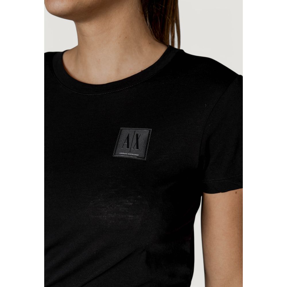 Armani Exchange Black Cotton T-Shirt | Regal Royce
