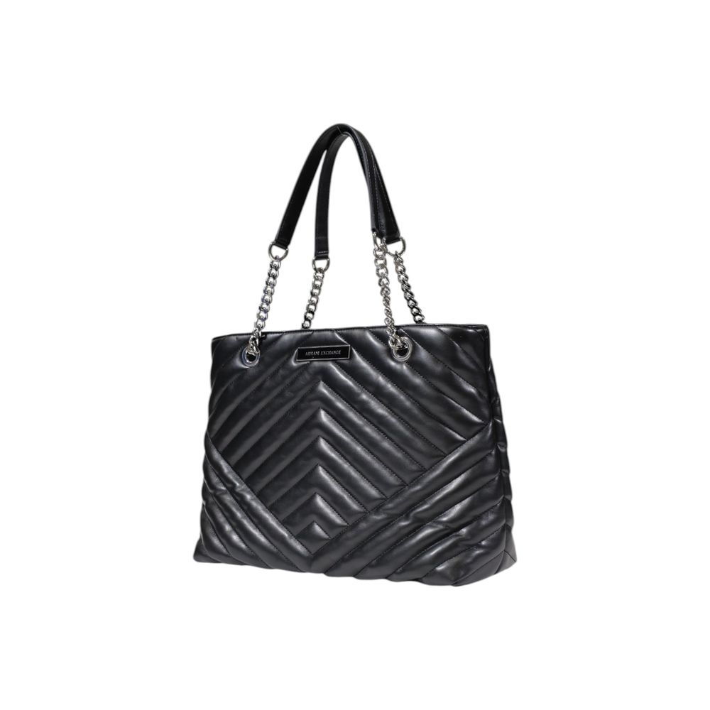 Armani Exchange Black Polyester Handbag | Regal Royce
