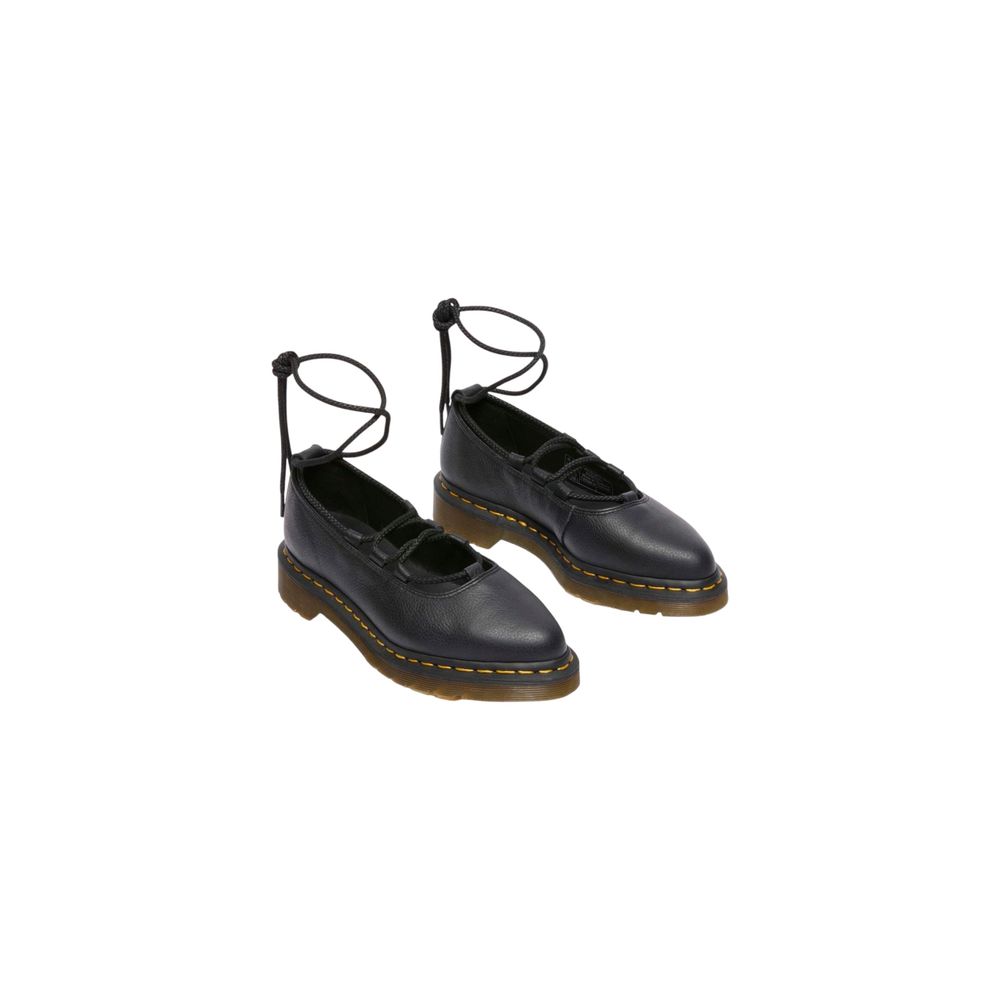 Dr. Martens Black Leather Platform Pumps | Regal Royce