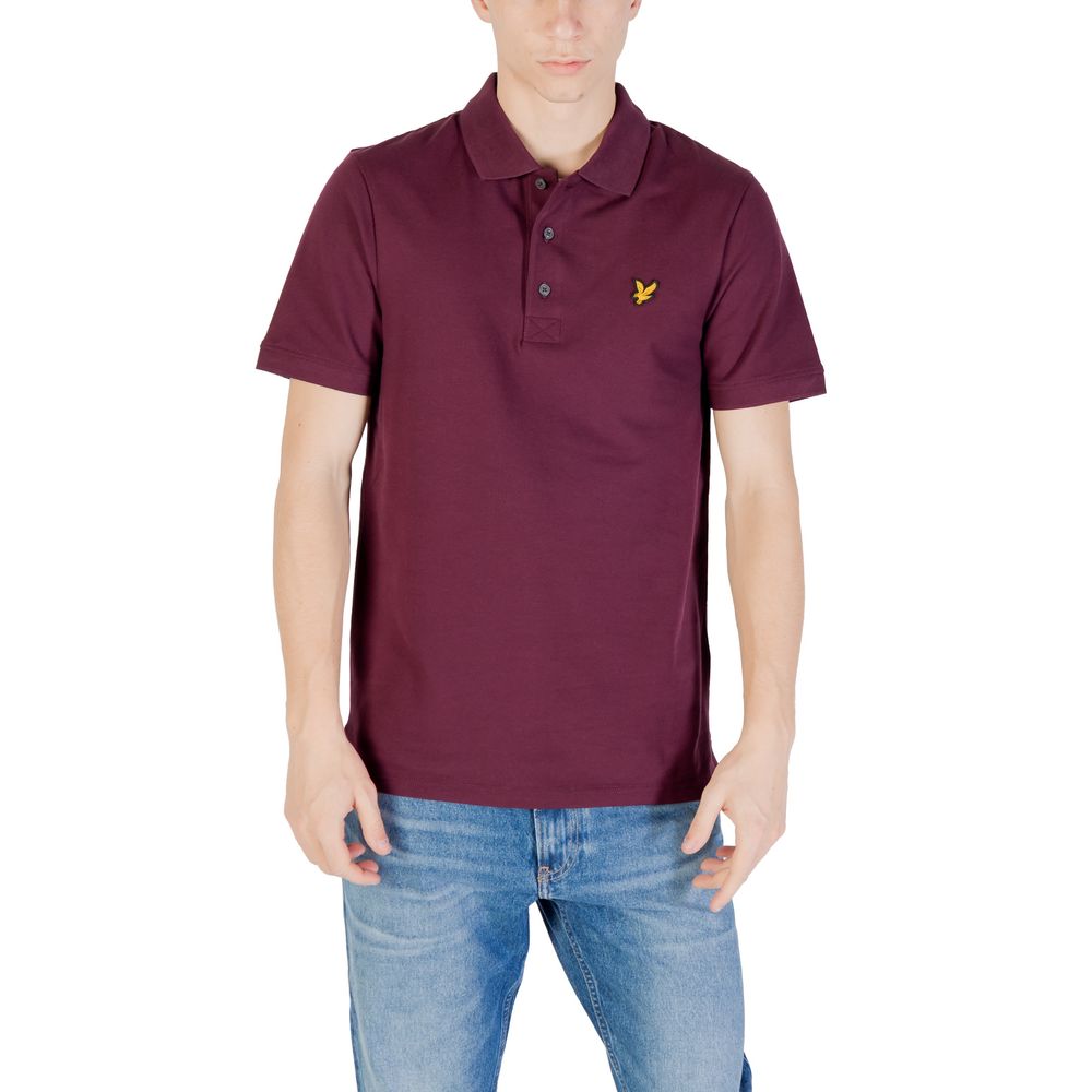 Lyle & Scott Bordeaux Cotton Polo Shirt | Regal Royce