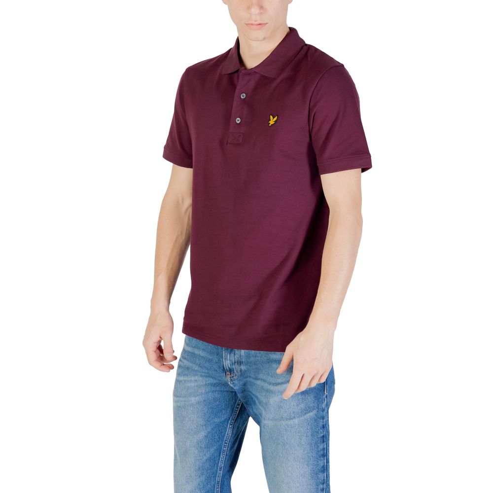 Lyle & Scott Bordeaux Cotton Polo Shirt | Regal Royce