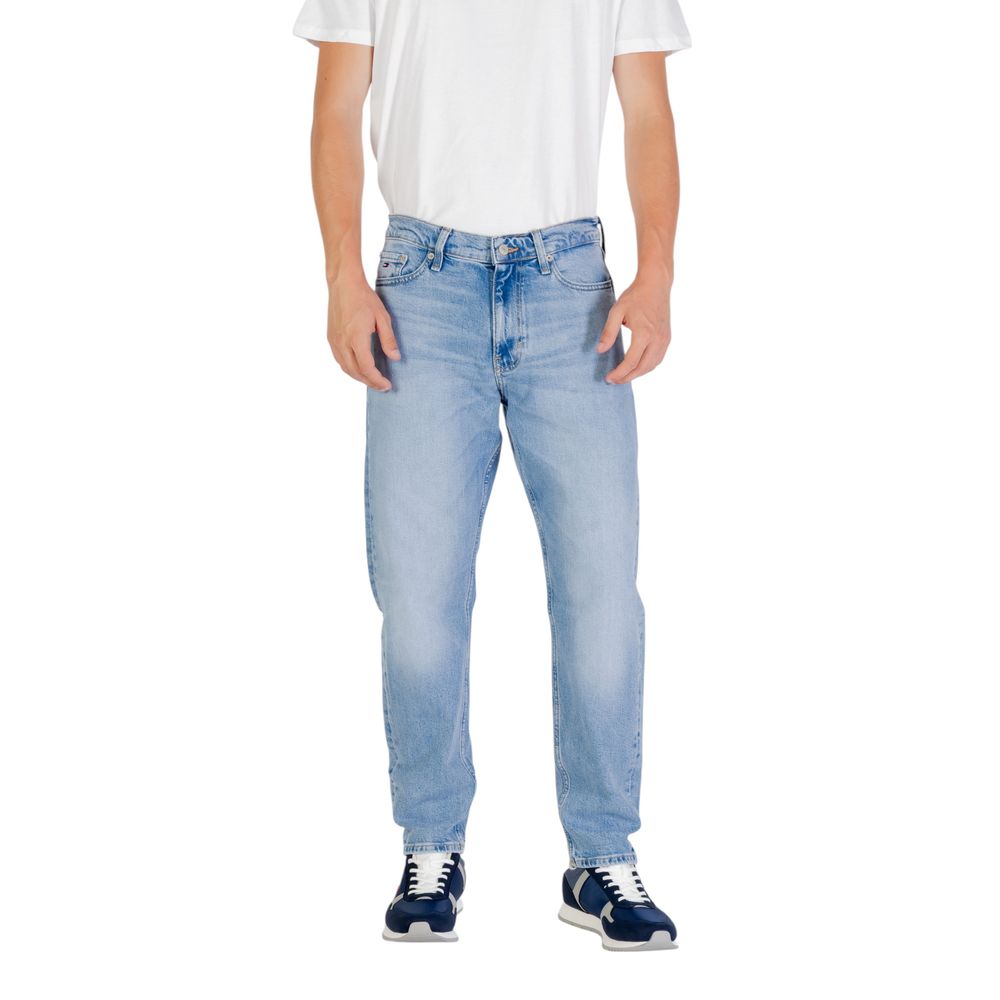 Tommy Hilfiger Jeans Light Blue Recycled Cotton Slim Fit Jeans | Regal Royce