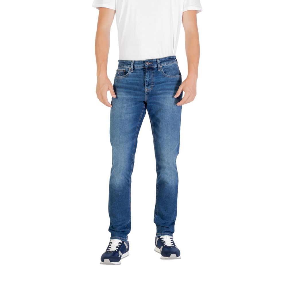 Tommy Hilfiger Jeans Blue Recycled Cotton Skinny Jeans | Regal Royce
