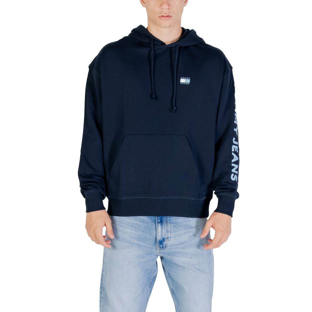 Tommy Hilfiger Jeans Blue Recycled Cotton Hoodie | Regal Royce