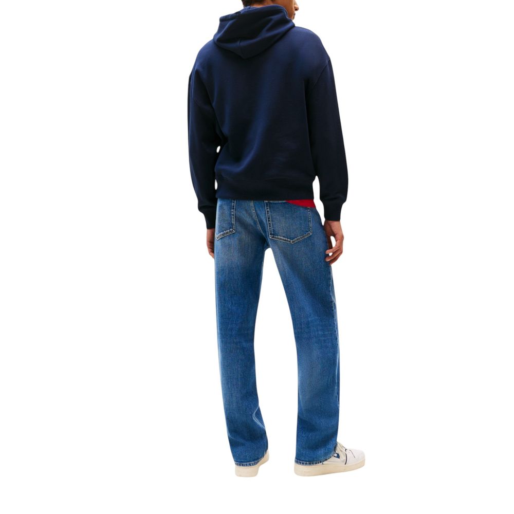 Tommy Hilfiger Jeans Blue Recycled Cotton Hoodie | Regal Royce