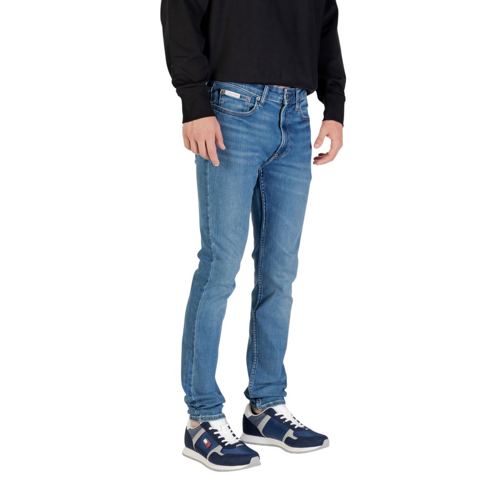 Calvin Klein Jeans Blue Cotton Skinny Jeans | Regal Royce
