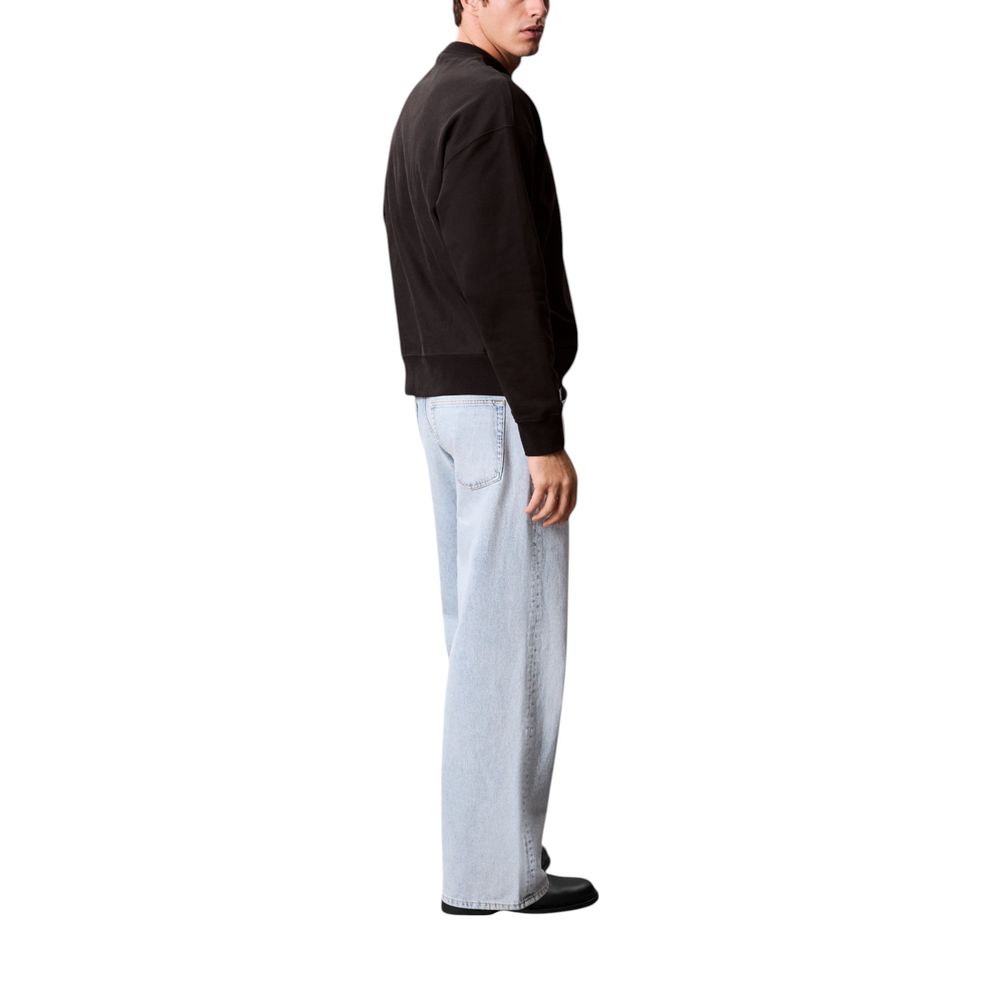 Calvin Klein Jeans Black Cotton Sweatshirt | Regal Royce