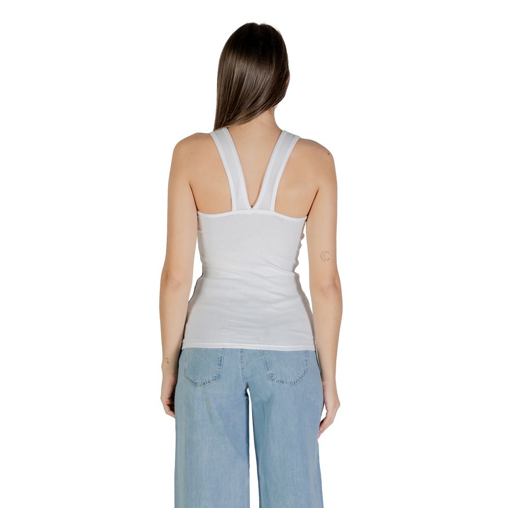 Calvin Klein Jeans White Cotton Top | Regal Royce