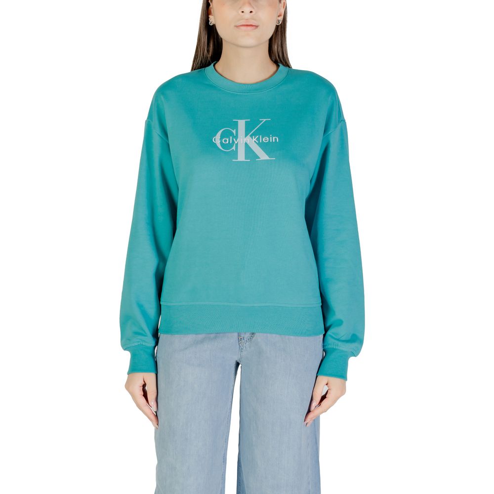 Calvin Klein Jeans Blue Cotton Sweatshirt | Regal Royce