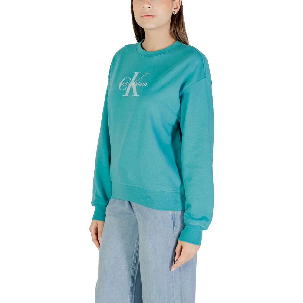 Calvin Klein Jeans Blue Cotton Sweatshirt | Regal Royce