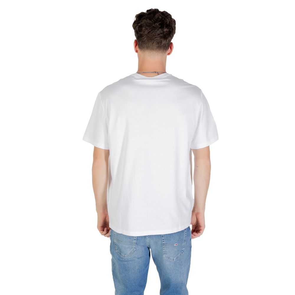 Calvin Klein Jeans White Cotton T-Shirt | Regal Royce