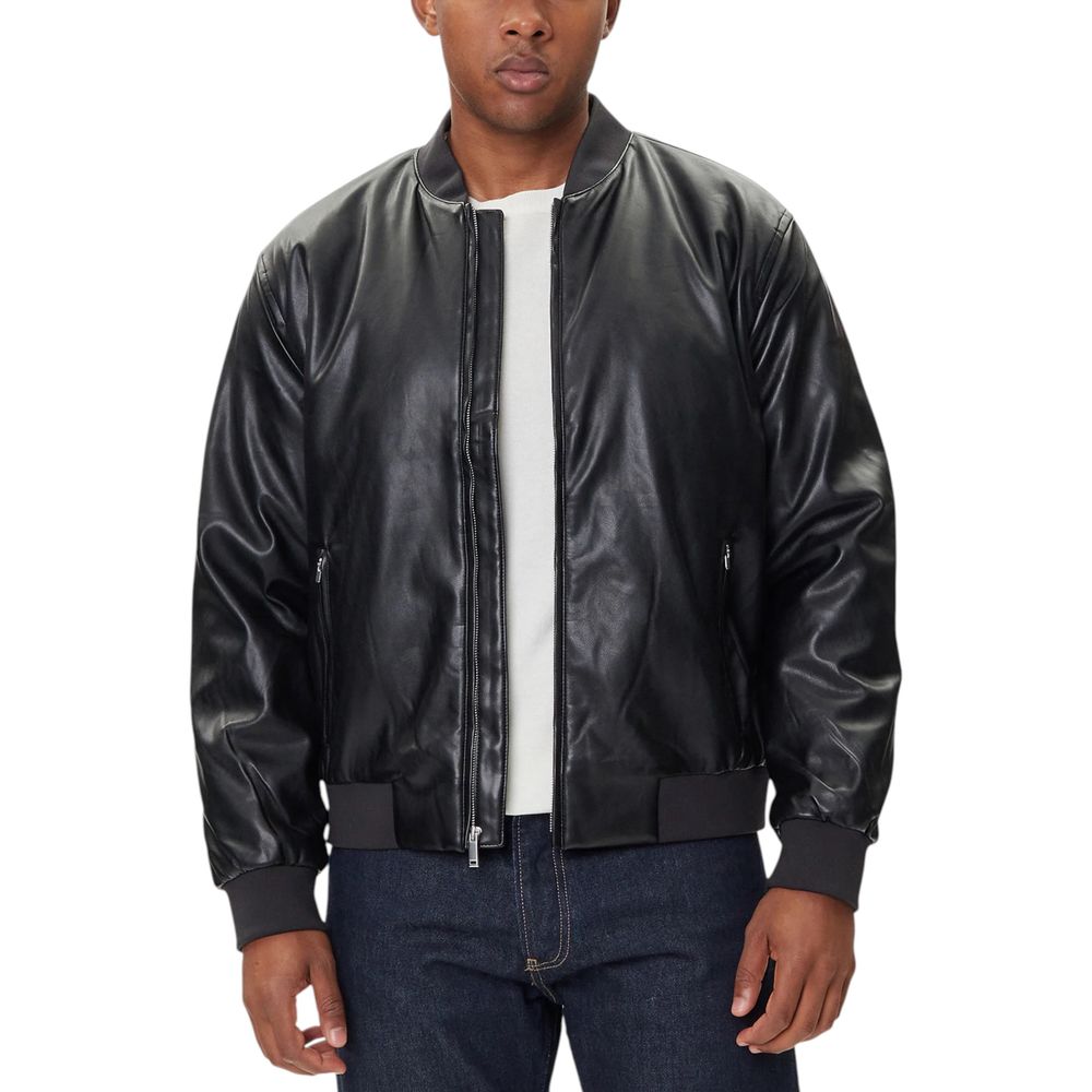 Calvin Klein Jeans Black Polyethylene Bomber | Regal Royce