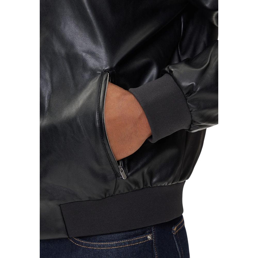 Calvin Klein Jeans Black Polyethylene Bomber | Regal Royce