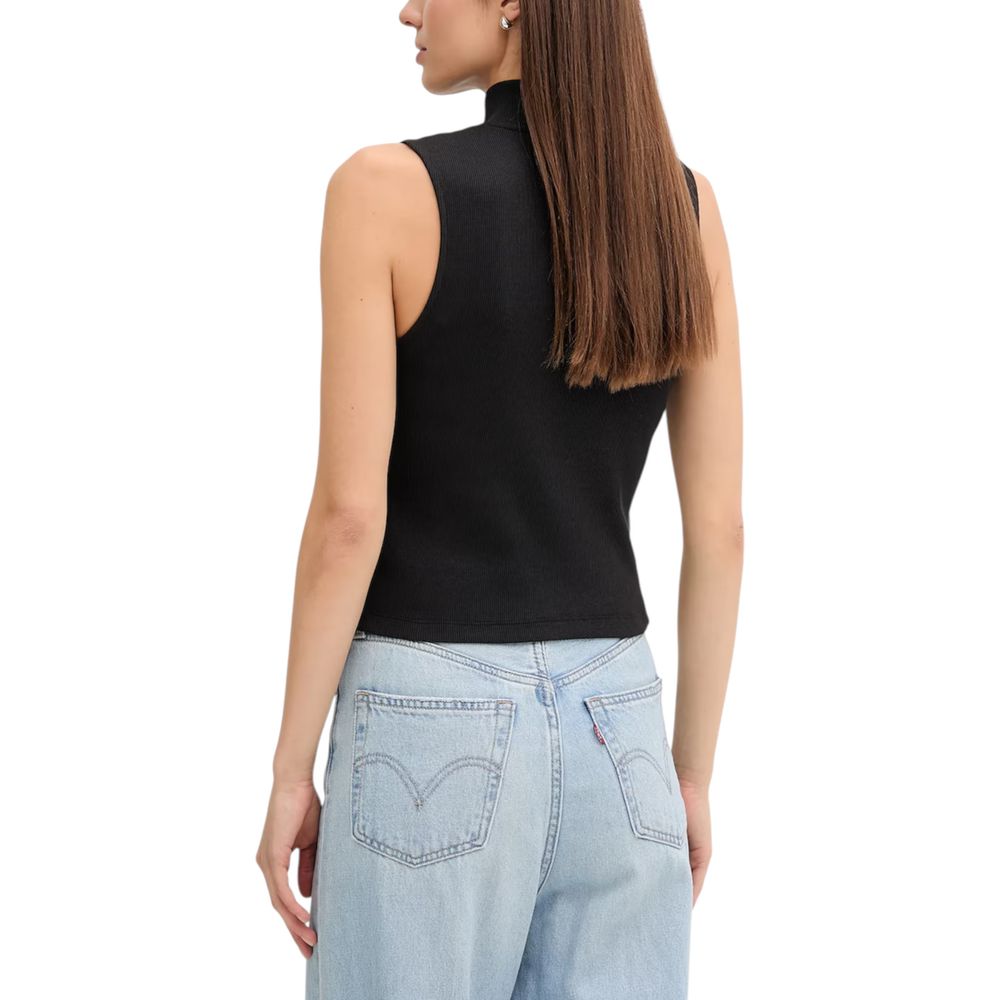 Calvin Klein Jeans Black Cotton Top | Regal Royce