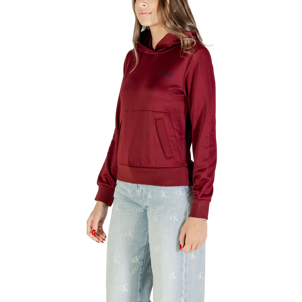 Calvin Klein Bordeaux Cotton Hoodie | Regal Royce