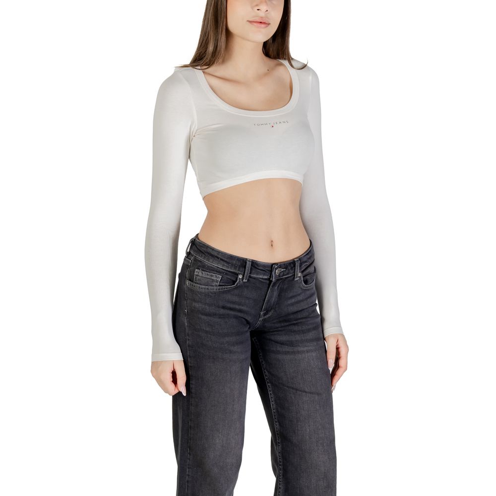 Tommy Hilfiger Jeans White Recycled Cotton Sportswear | Regal Royce