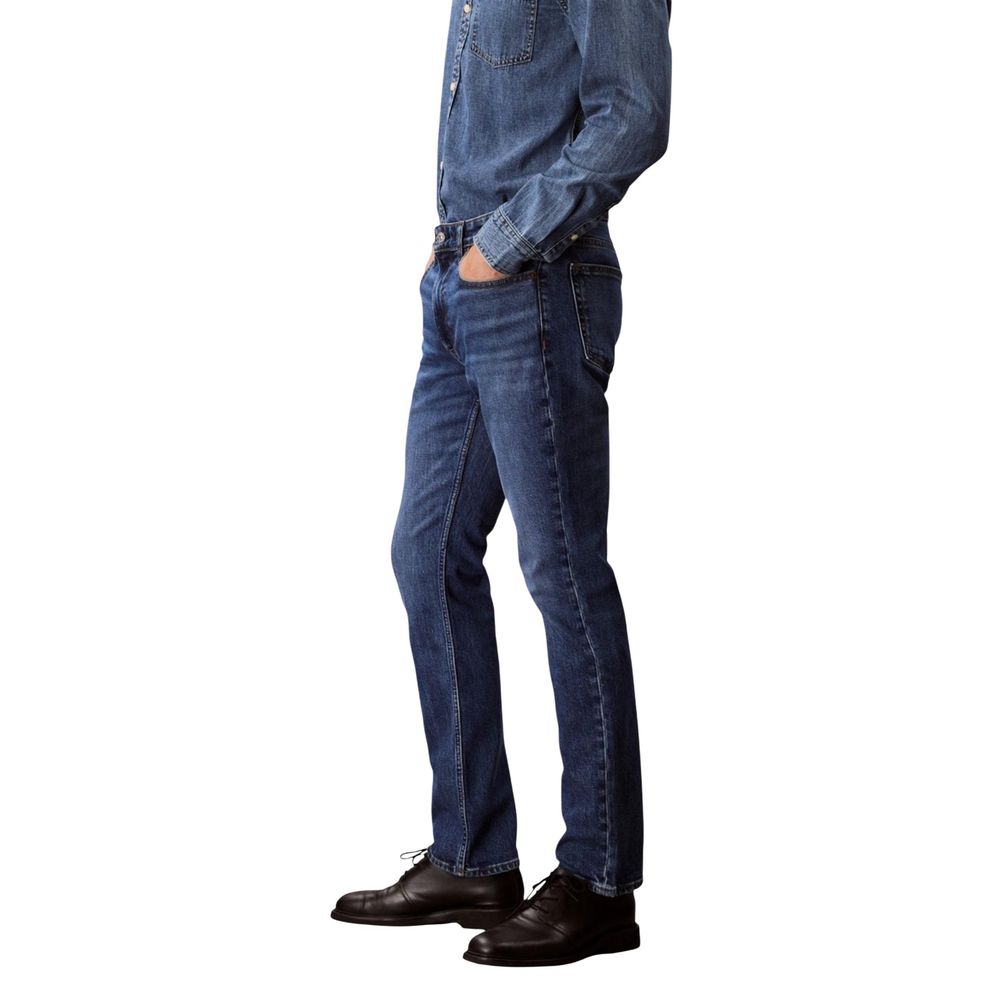 Calvin Klein Jeans Blue Cotton Skinny Jeans | Regal Royce