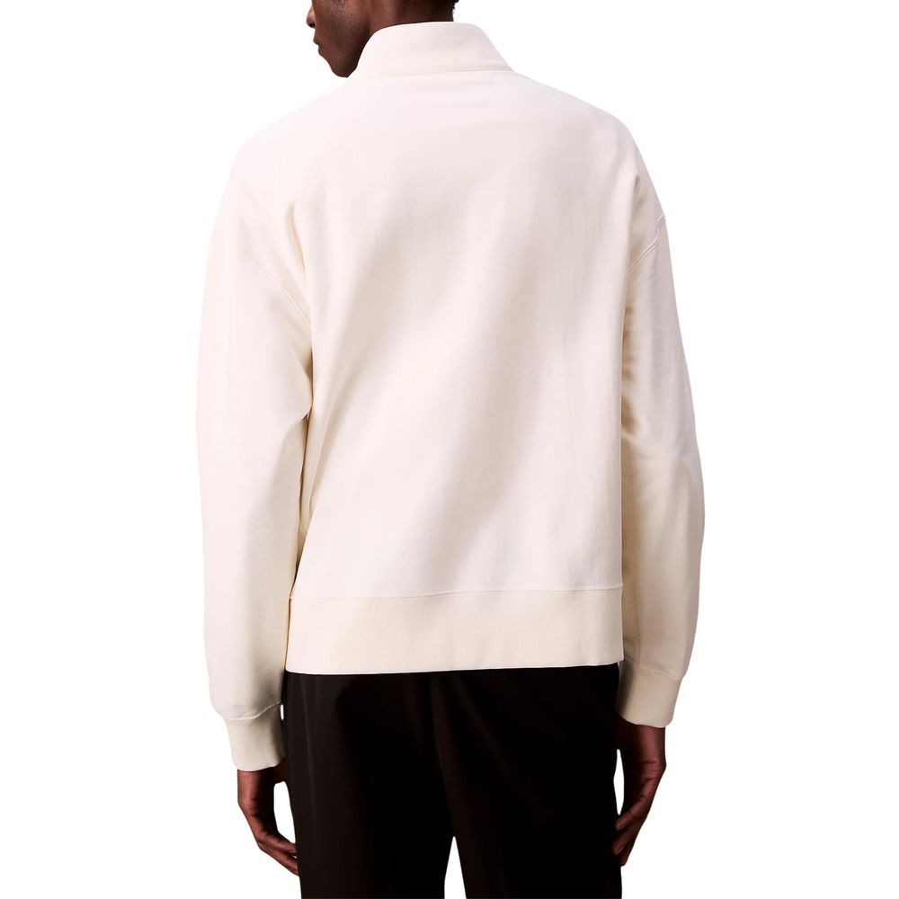 Calvin Klein Jeans White Cotton Sweatshirt | Regal Royce