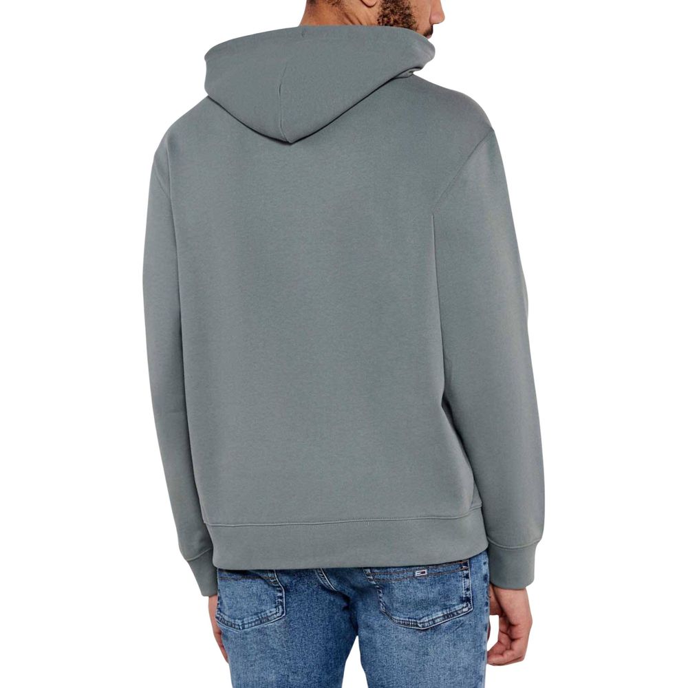 Calvin Klein Jeans Gray Cotton Hoodie | Regal Royce