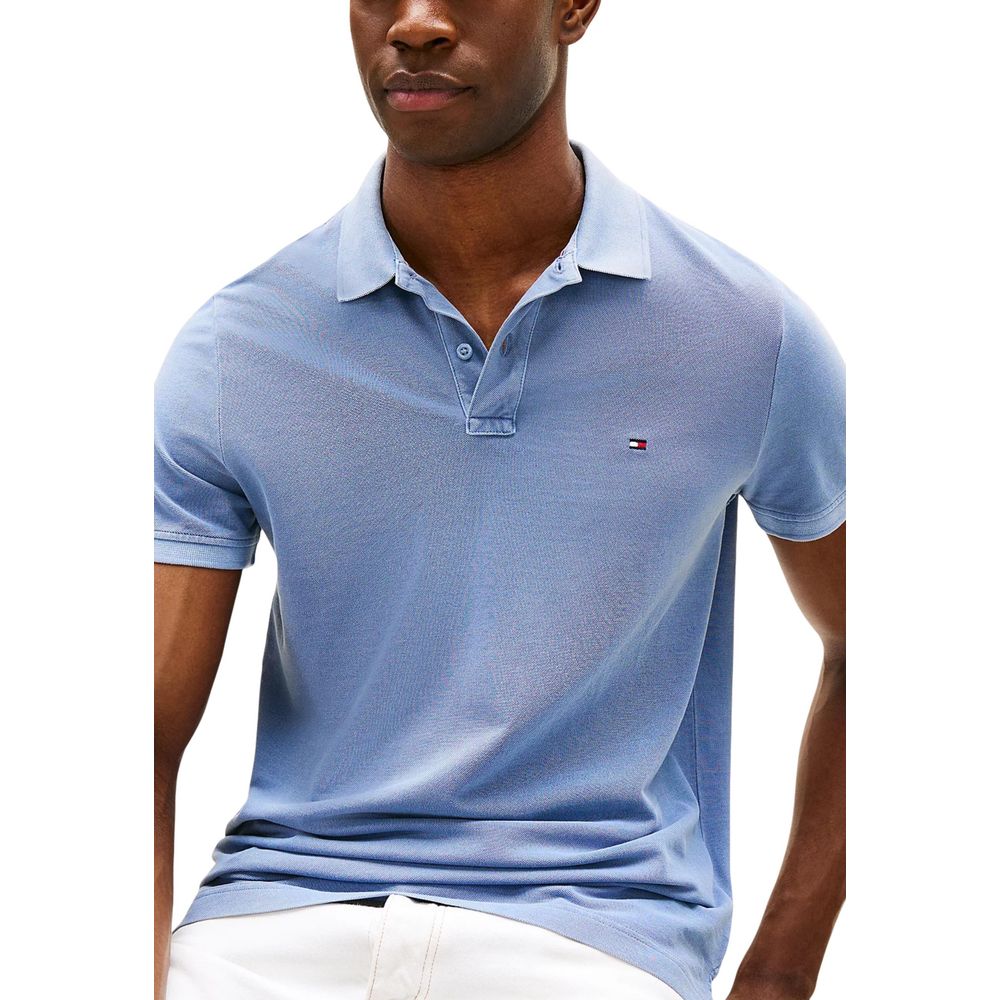 Tommy Hilfiger Blue Cotton Polo Shirt | Regal Royce