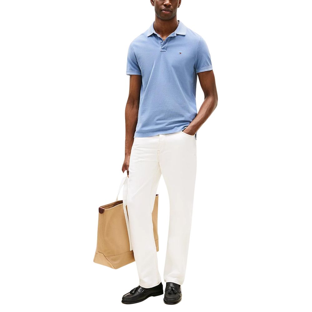 Tommy Hilfiger Blue Cotton Polo Shirt | Regal Royce