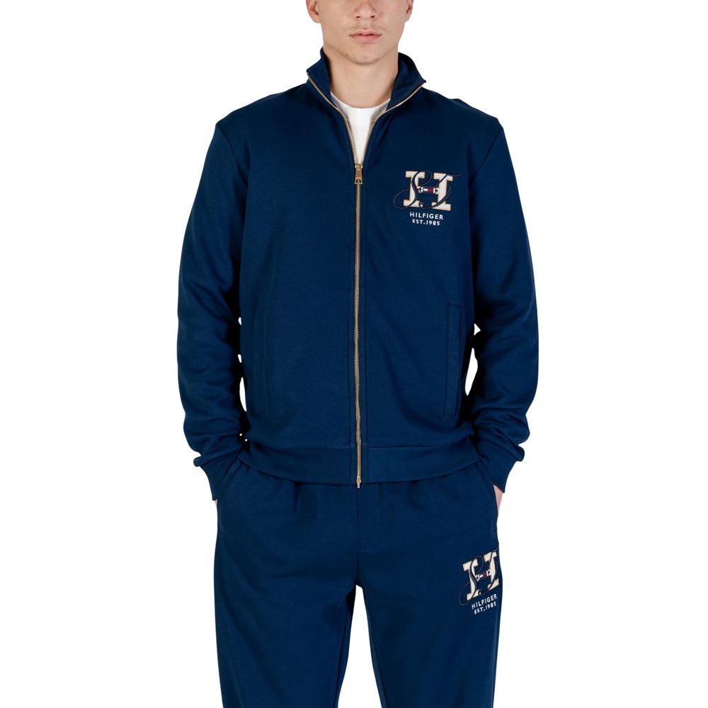 Tommy Hilfiger Blue Recycled Cotton Sweatshirt | Regal Royce
