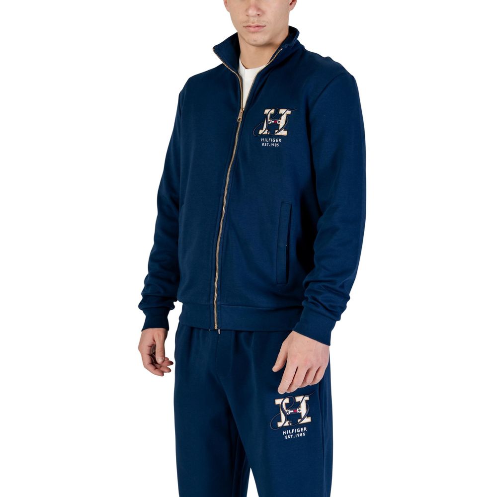 Tommy Hilfiger Blue Recycled Cotton Sweatshirt | Regal Royce