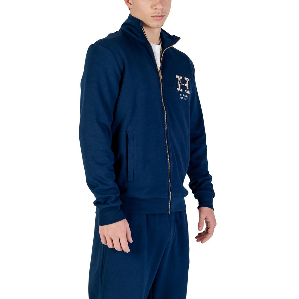 Tommy Hilfiger Blue Recycled Cotton Sweatshirt | Regal Royce
