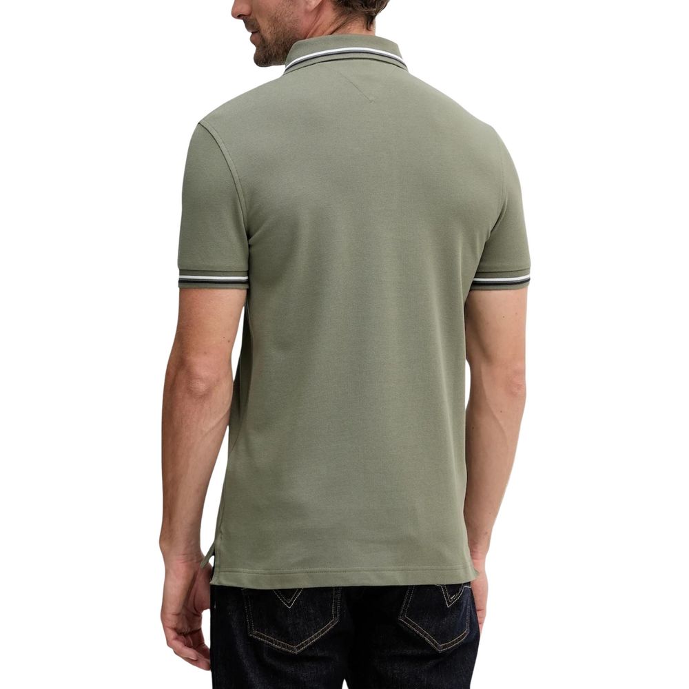 Tommy Hilfiger Bicolor Organic Cotton Polo Shirt | Regal Royce